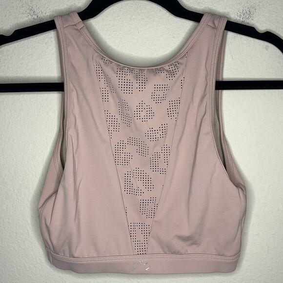 Varley Terri Laser-Cut Cheetah Cropped Athletic Top Women Size Small - Picture 5 of 6